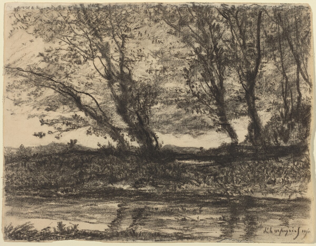 Landscape by Henri-Joseph Harpignies