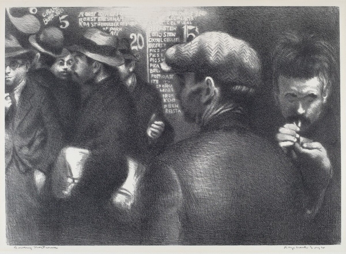 Bowery Nocturne by Raphael Soyer