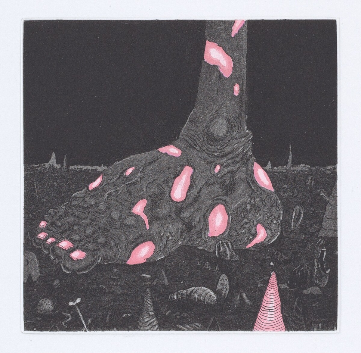 The Night Foot by Trenton Doyle Hancock