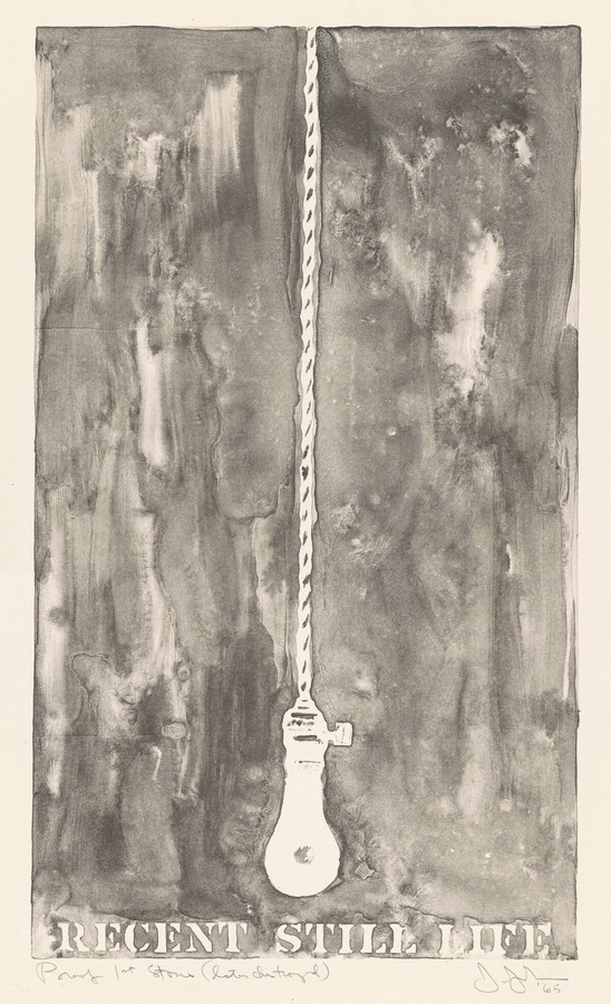 Recent Still Life [misc. proof] by Jasper Johns
