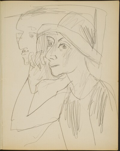 Paar unter den Zuschauern (A Couple in the Audience) [p. 9]