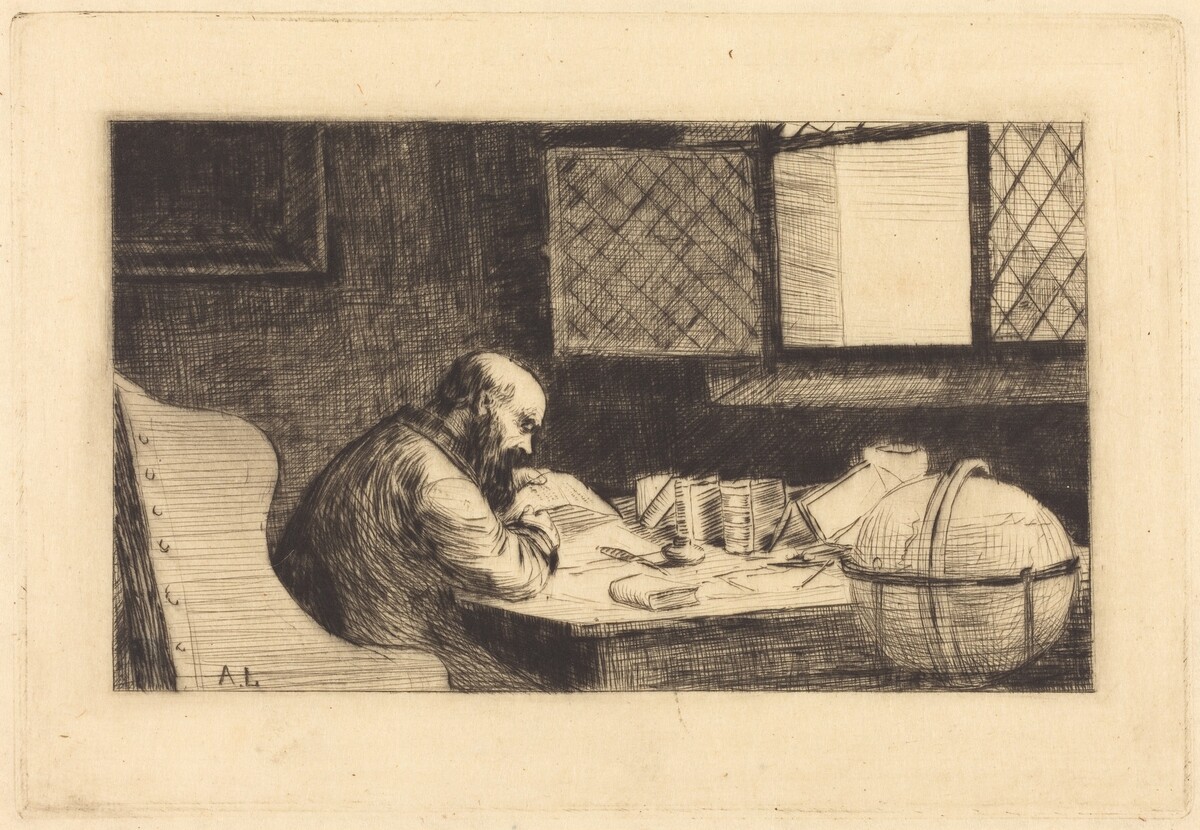 Geographer (Le geographe) by Alphonse Legros