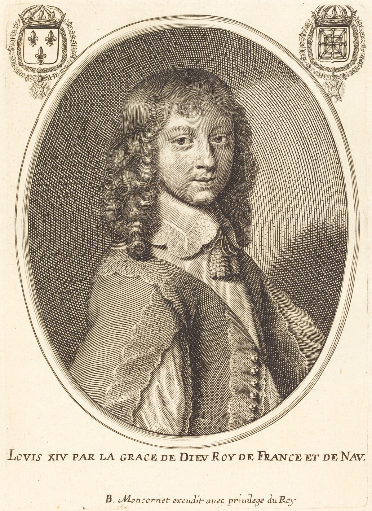 Louis XIV by Balthasar Moncornet