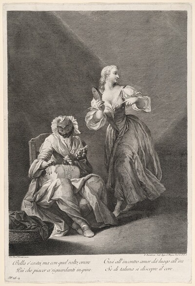 Harlequin as Lacemaker