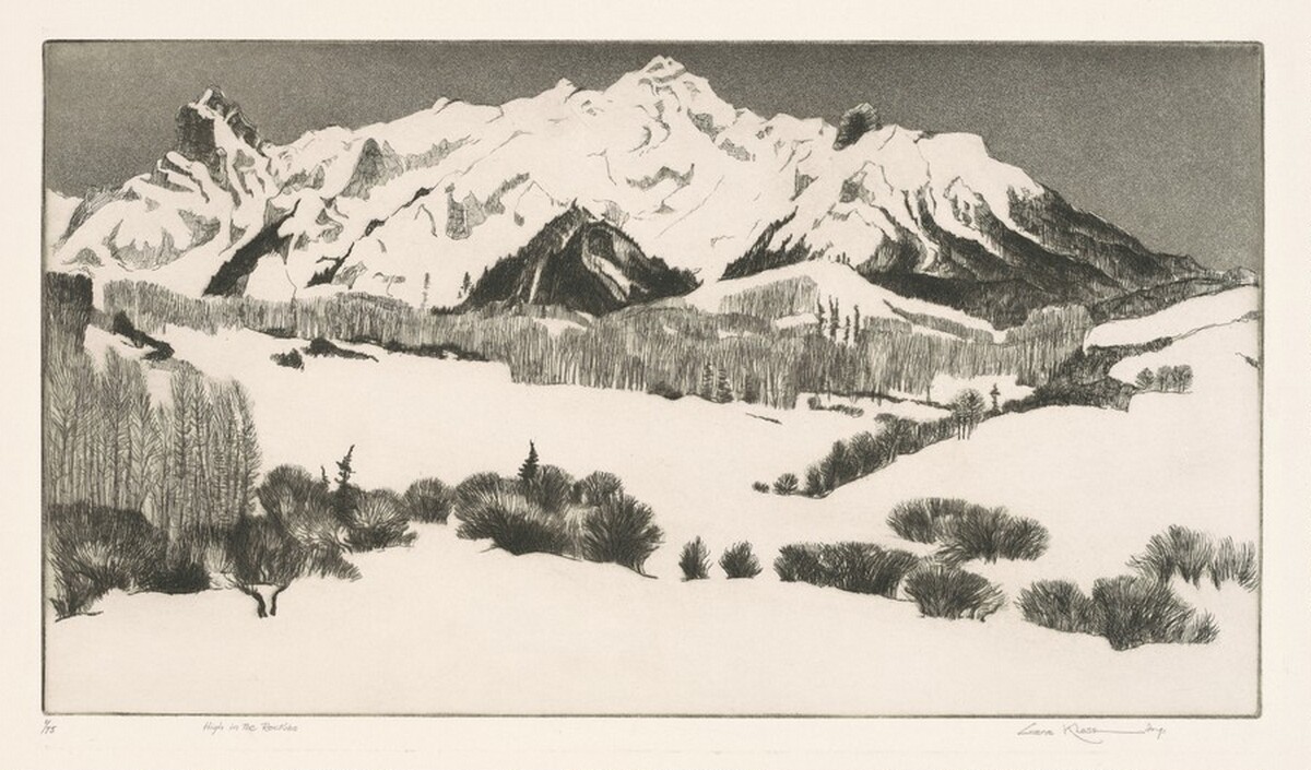High in the Rockies by Gene Kloss