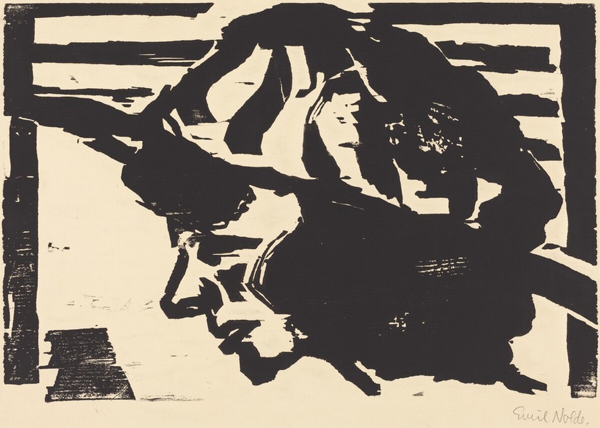 Young Woman I (Junges Madchen I) by Emil Nolde