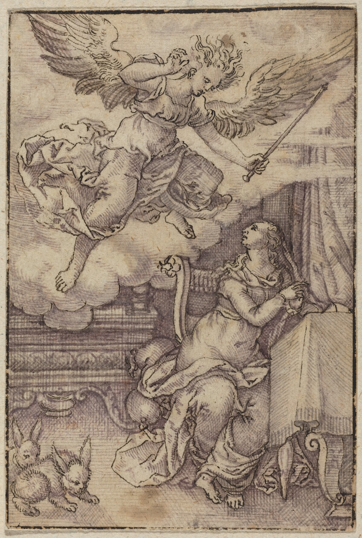The Annunciation by Virgil Solis