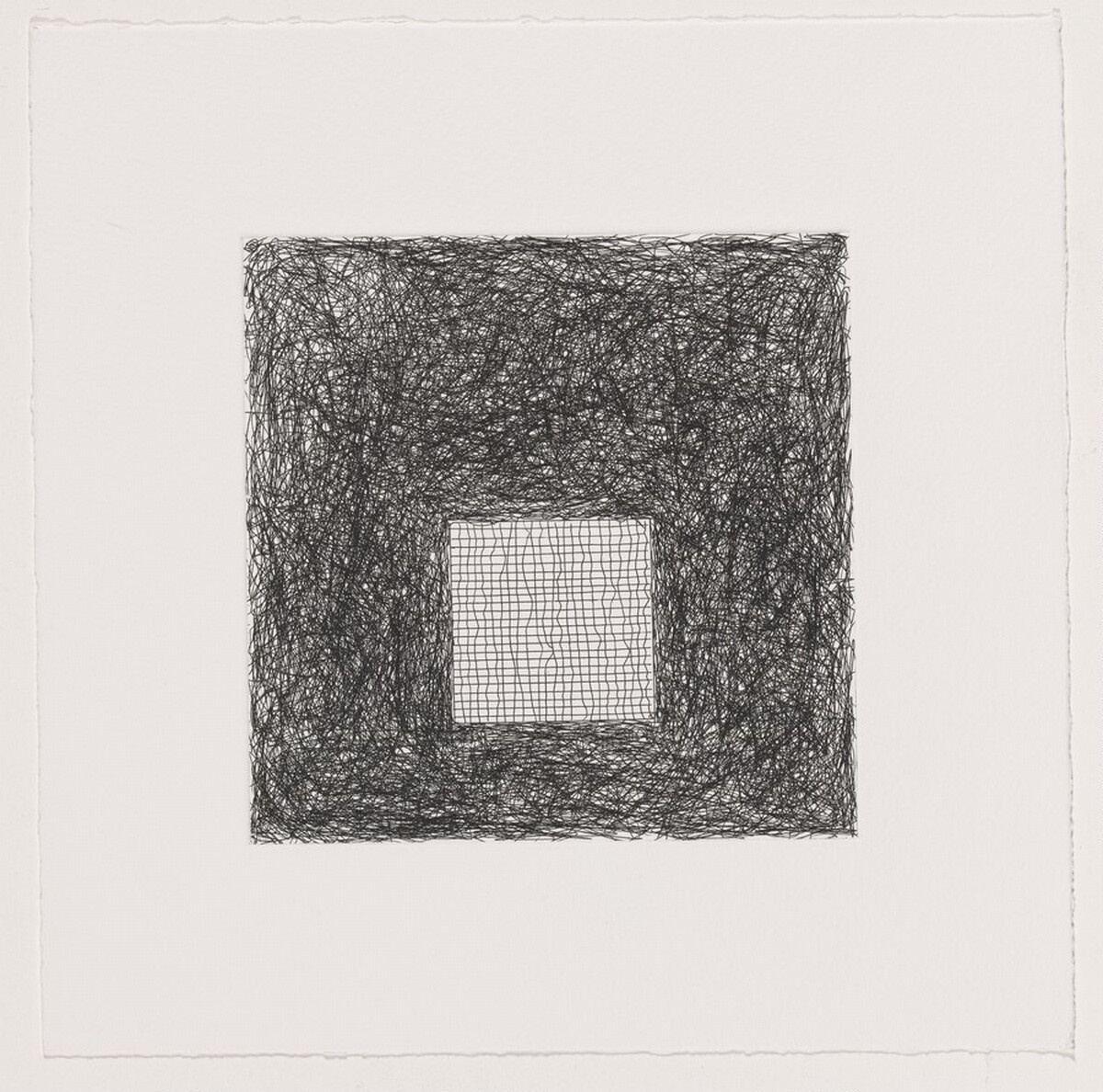 Untitled (unpublished) 4D [working proof 1] by Sol LeWitt