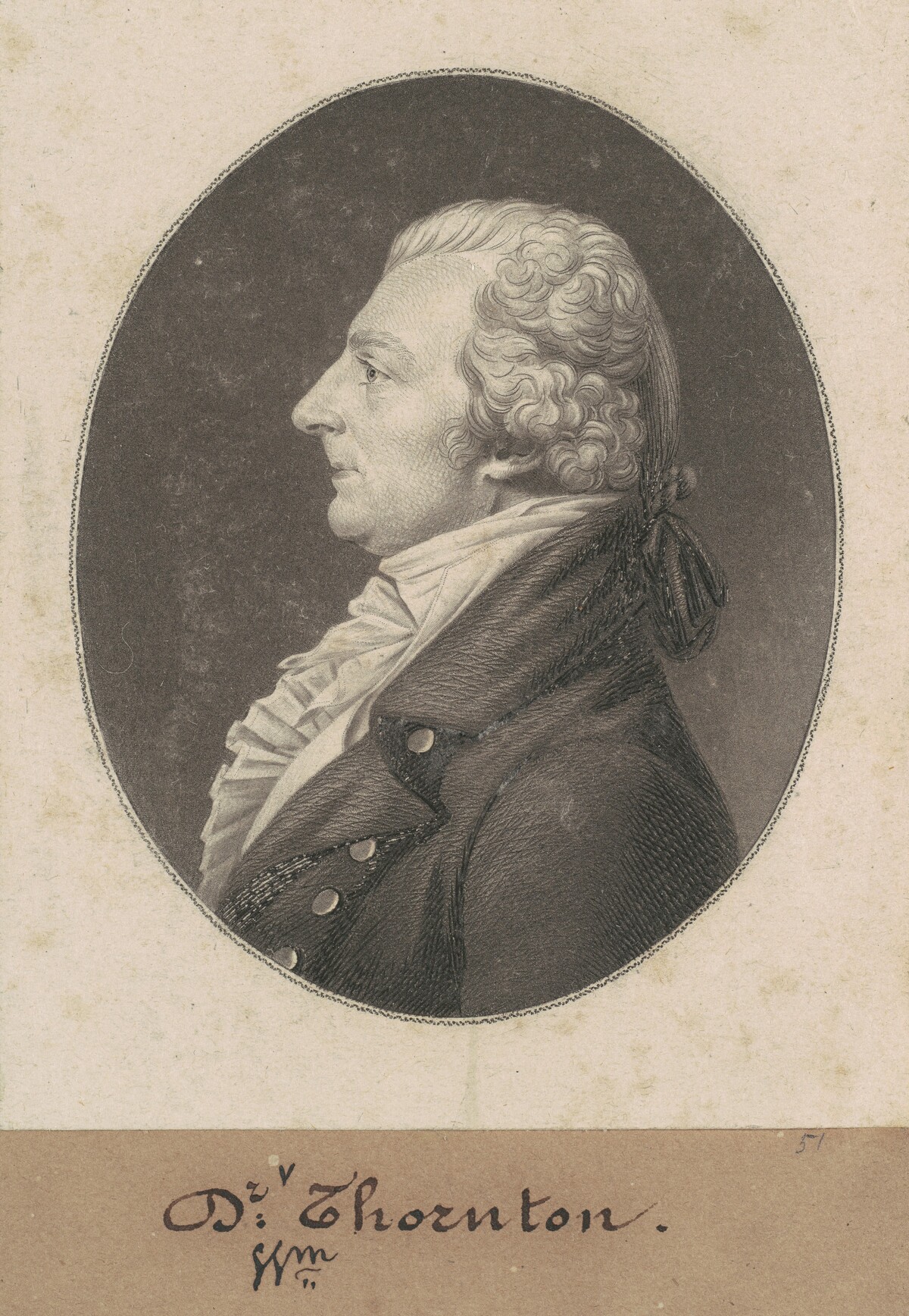 William Thornton by Charles B. J. Févret de Saint-Mémin