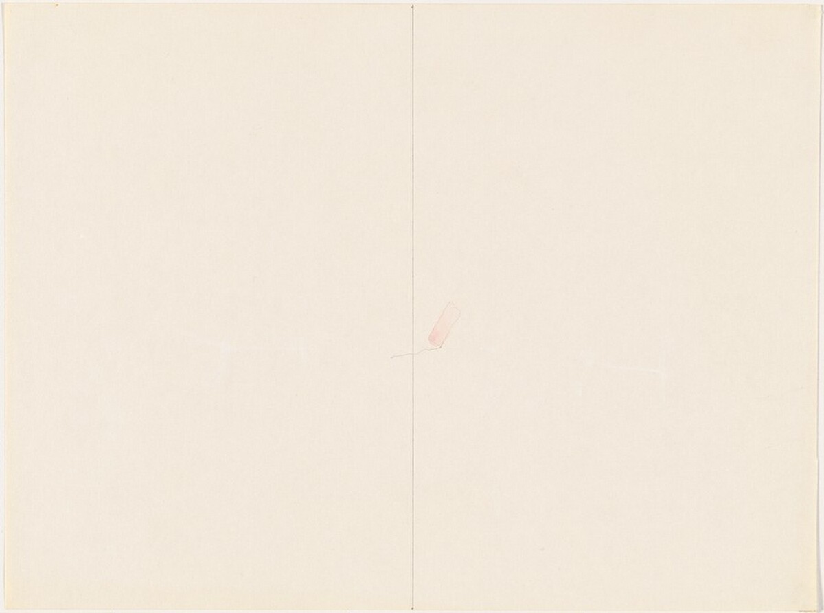 One Room Drawing #9 by Richard Tuttle