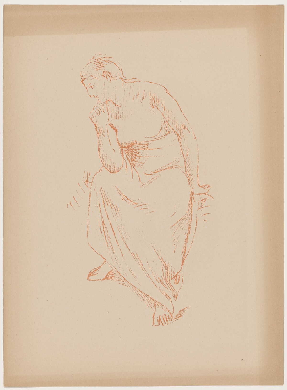Etude by Pierre Puvis de Chavannes