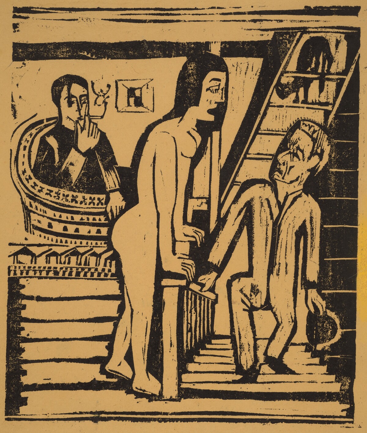 The Visit by Ernst Ludwig Kirchner