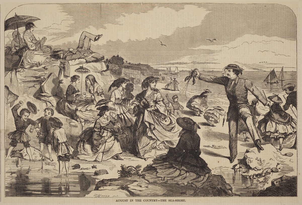 August in the Country - The Sea Shore by after Winslow Homer