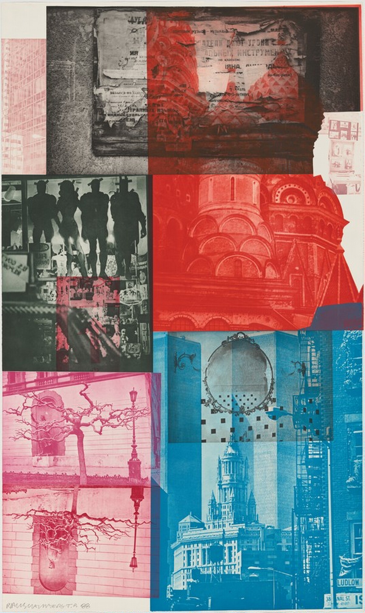 Soviet/American Array V by Robert Rauschenberg