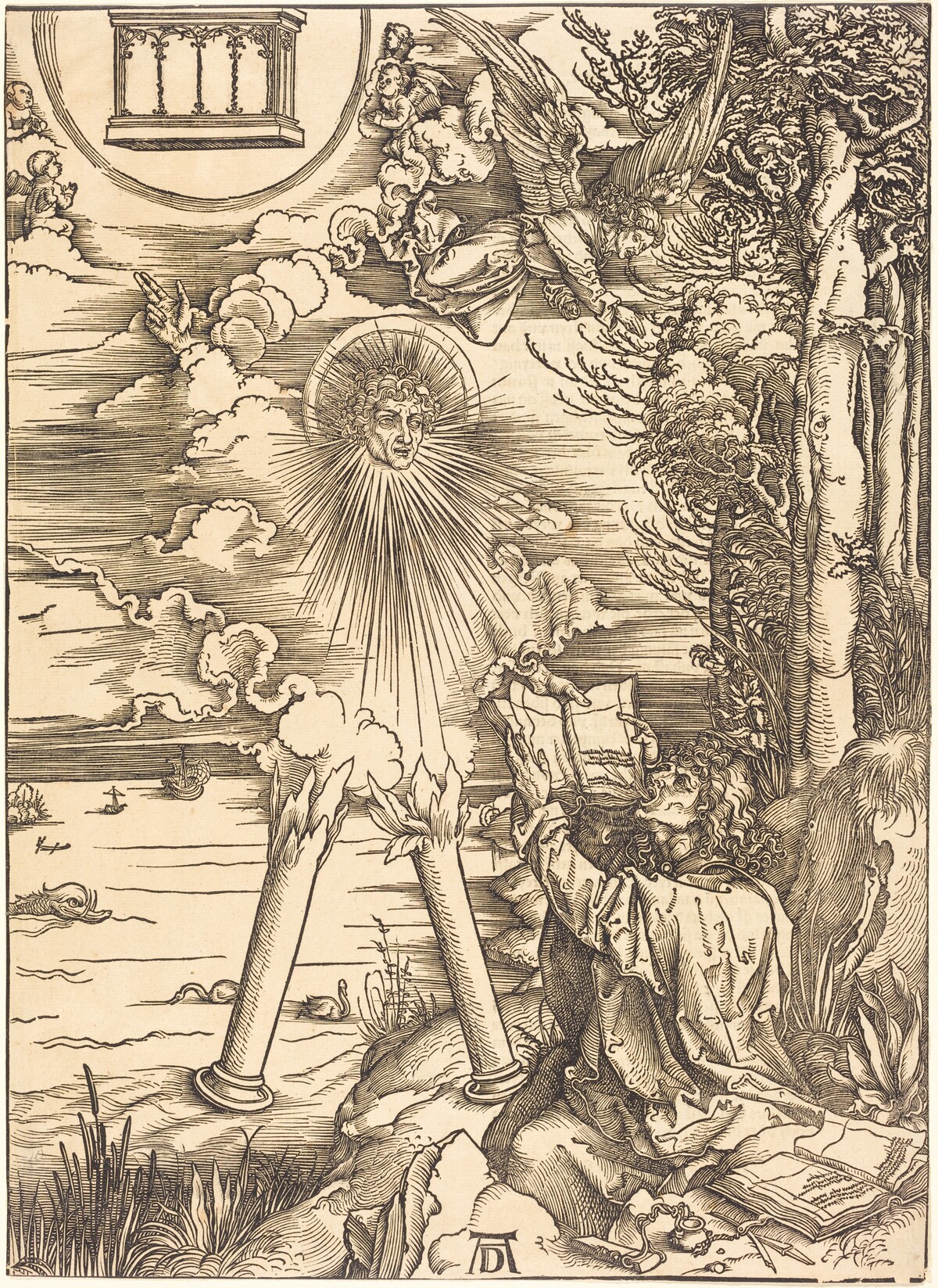 Saint John Devouring the Book by Albrecht Dürer