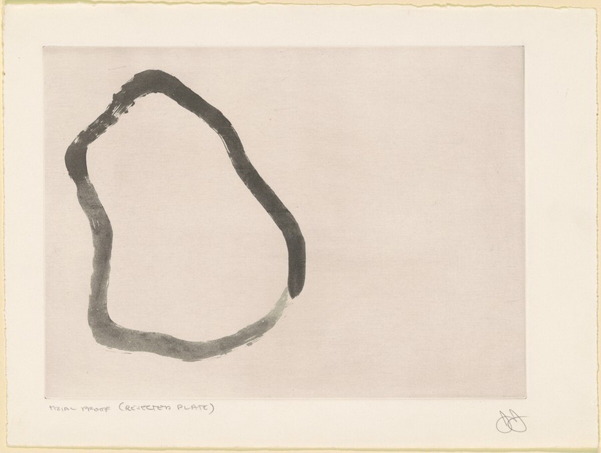 Rejected Plate [trial proof] by Jasper Johns