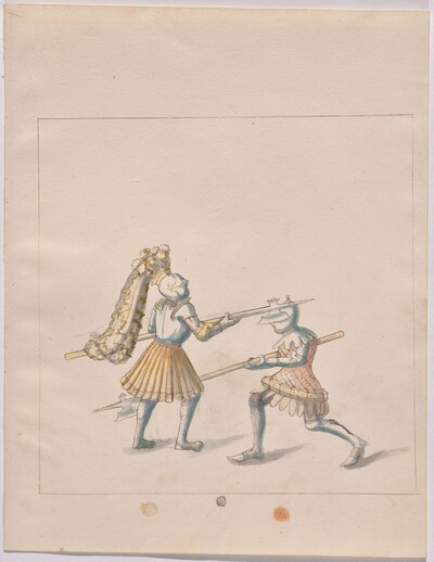 Foot Combat with Halberds