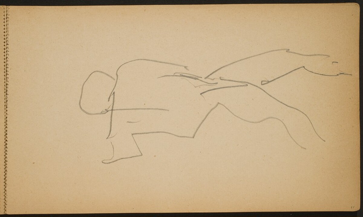 Tanzende Figur (Dancing Figure) [p. 11] by Max Beckmann