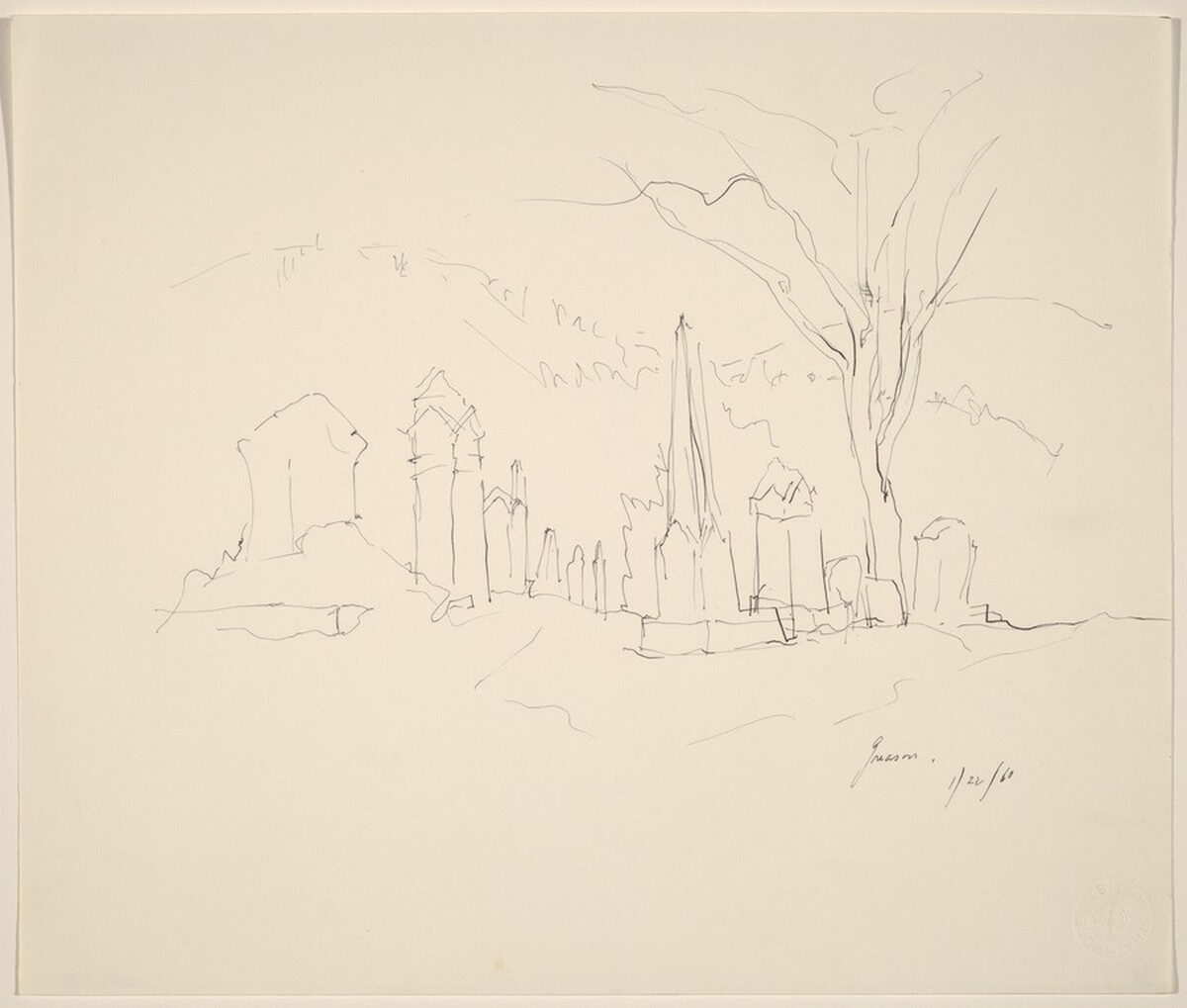 Cemetery by Donald Carlisle Greason