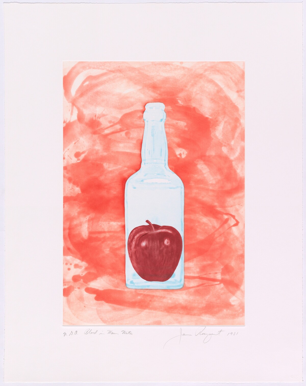 Blood in Warm Water by James Rosenquist