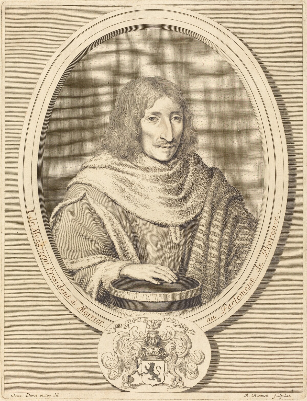 Jean de Mesgrigny by Robert Nanteuil after Jean Daret
