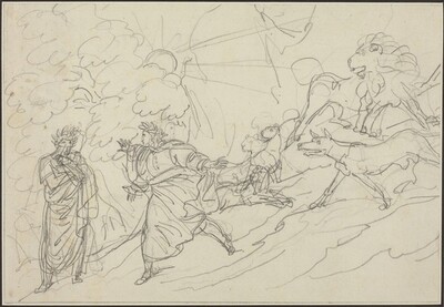 Dante Flees the Wild Beasts and Meets Virgil