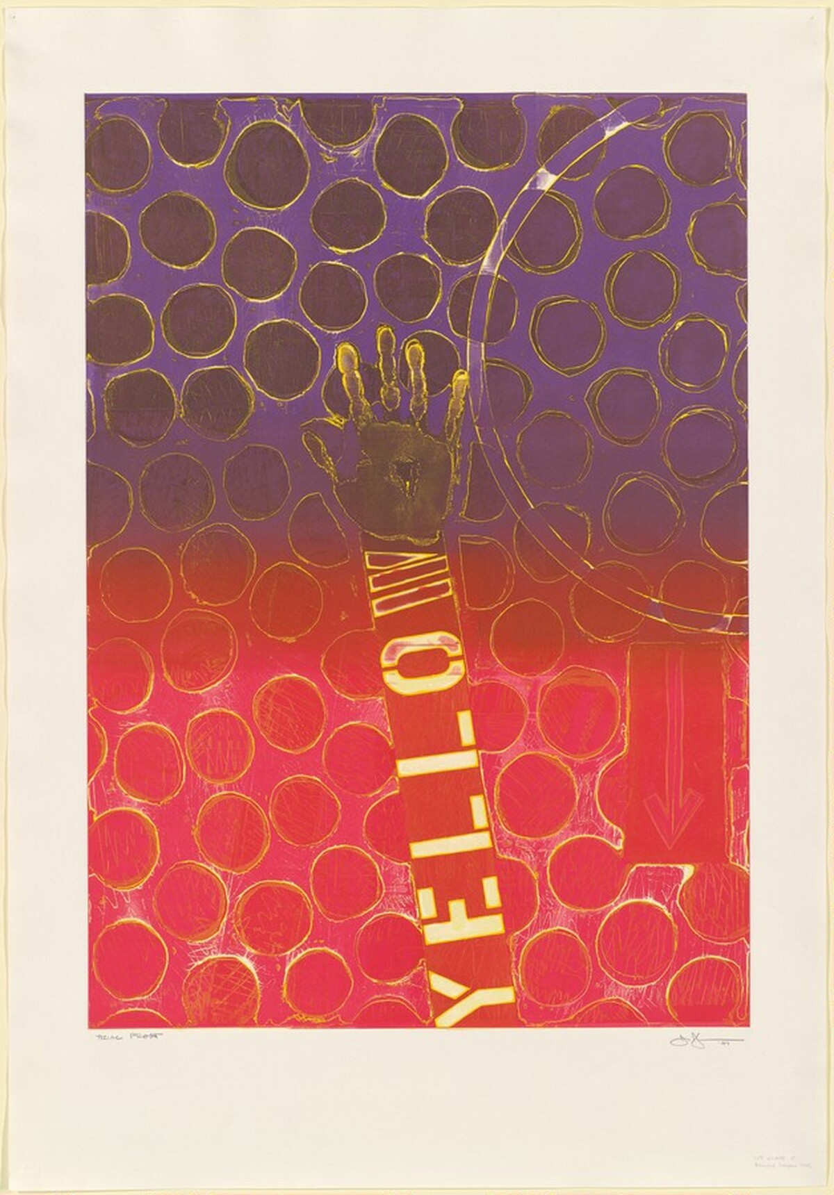 Untitled [trial proof] by Jasper Johns