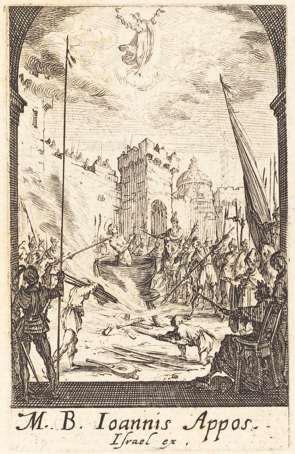The Martyrdom of Saint John the Evangelist by Jacques Callot