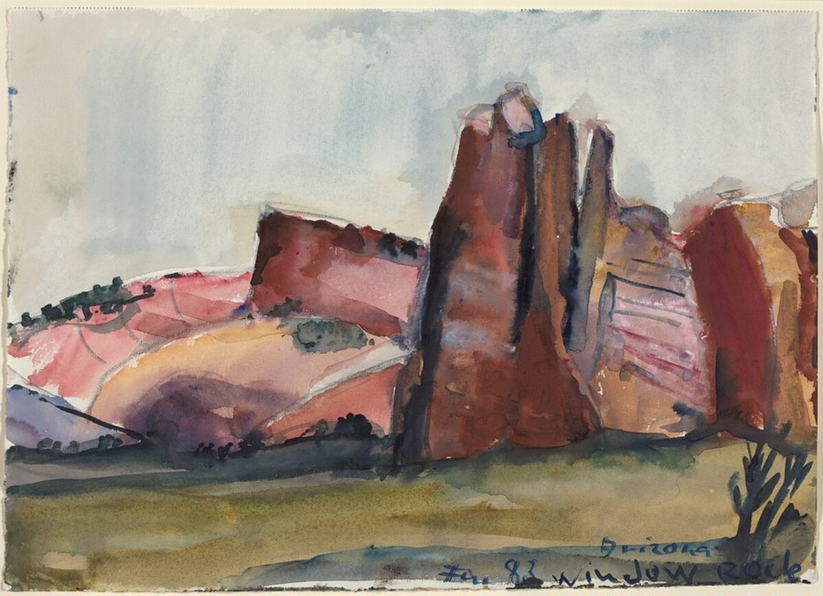 Window Rock by Klaus Fussmann