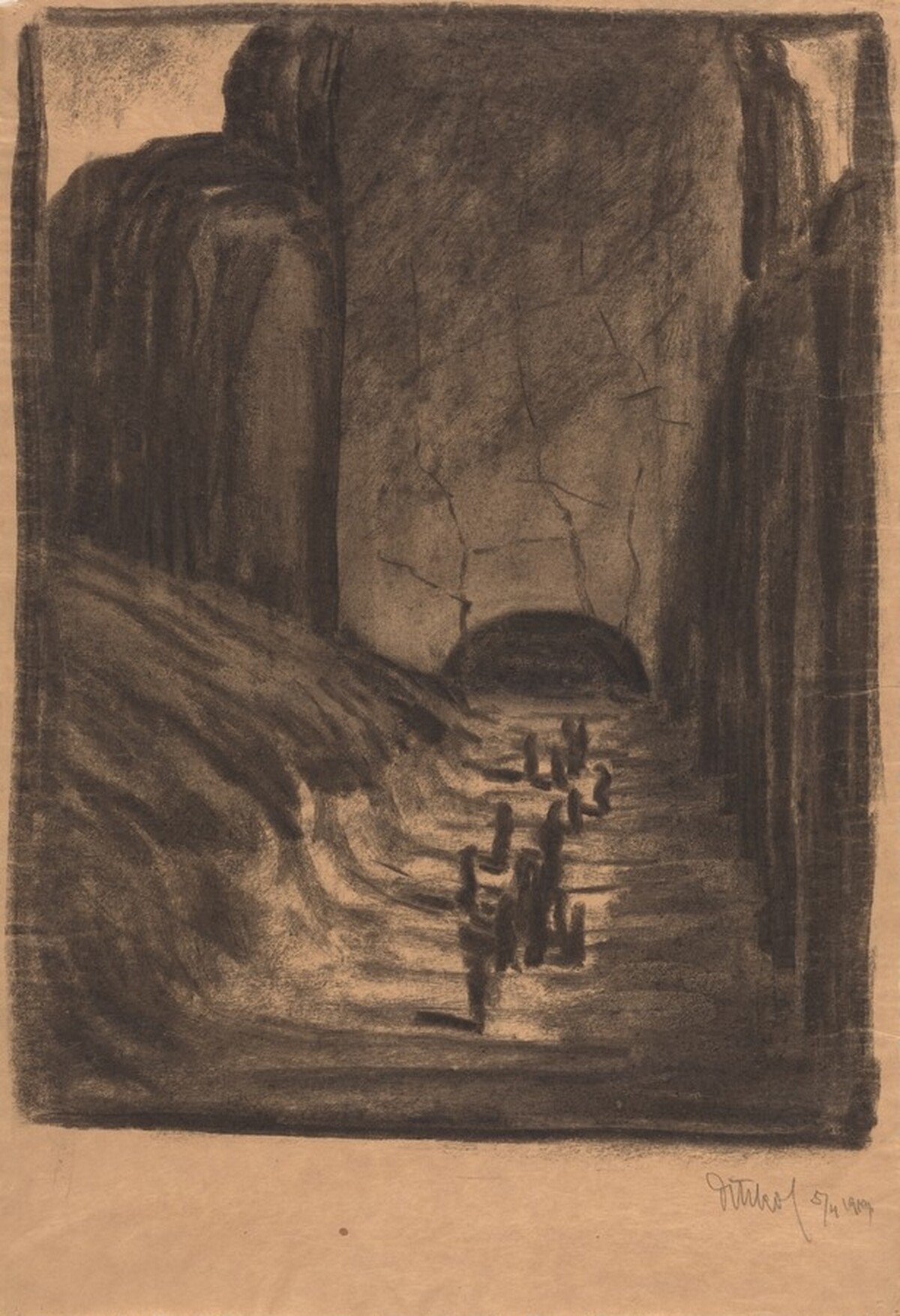 Procession by Frantisek Drtikol
