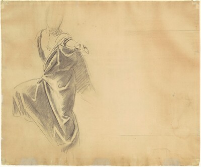 Study of Drapery [verso]