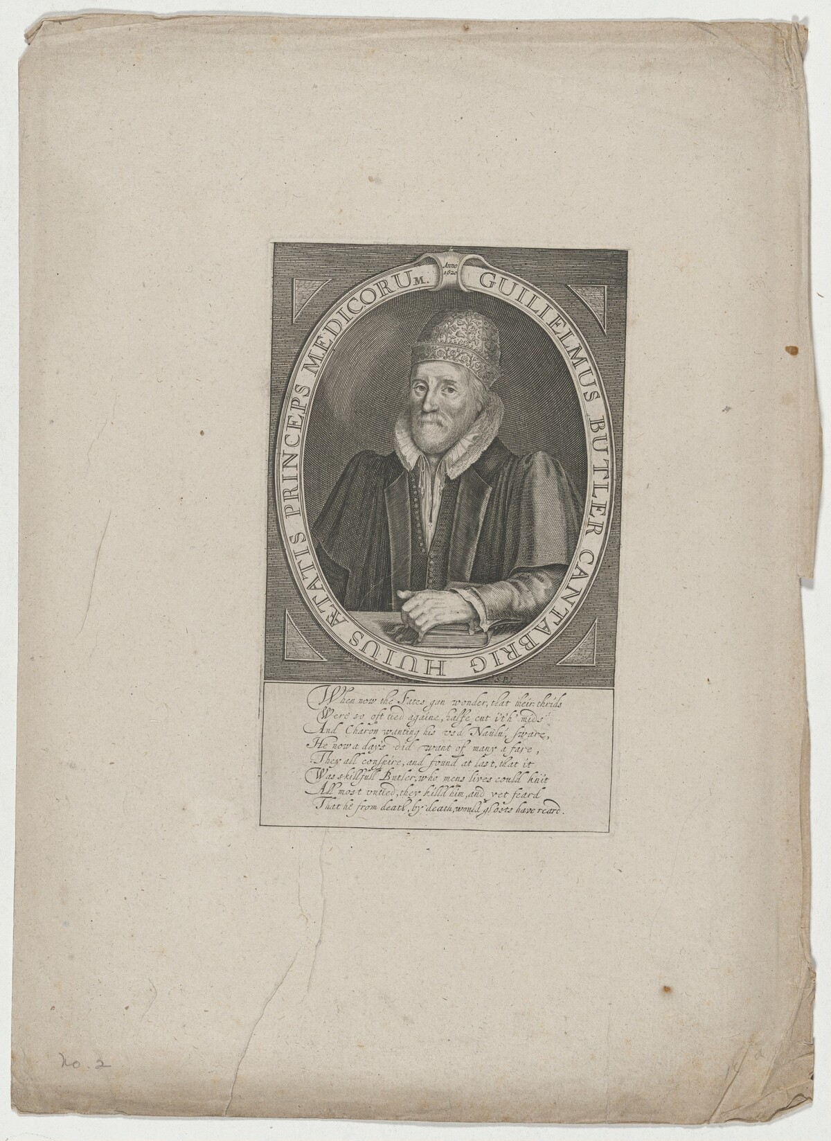 William Butler, Physician by Simon de Passe