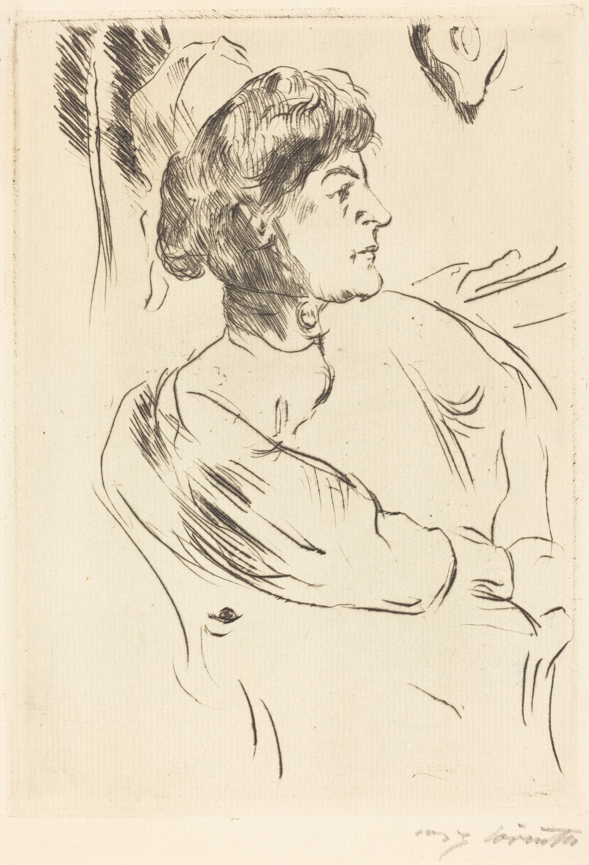 Krankenschwester (Nurse) by Lovis Corinth