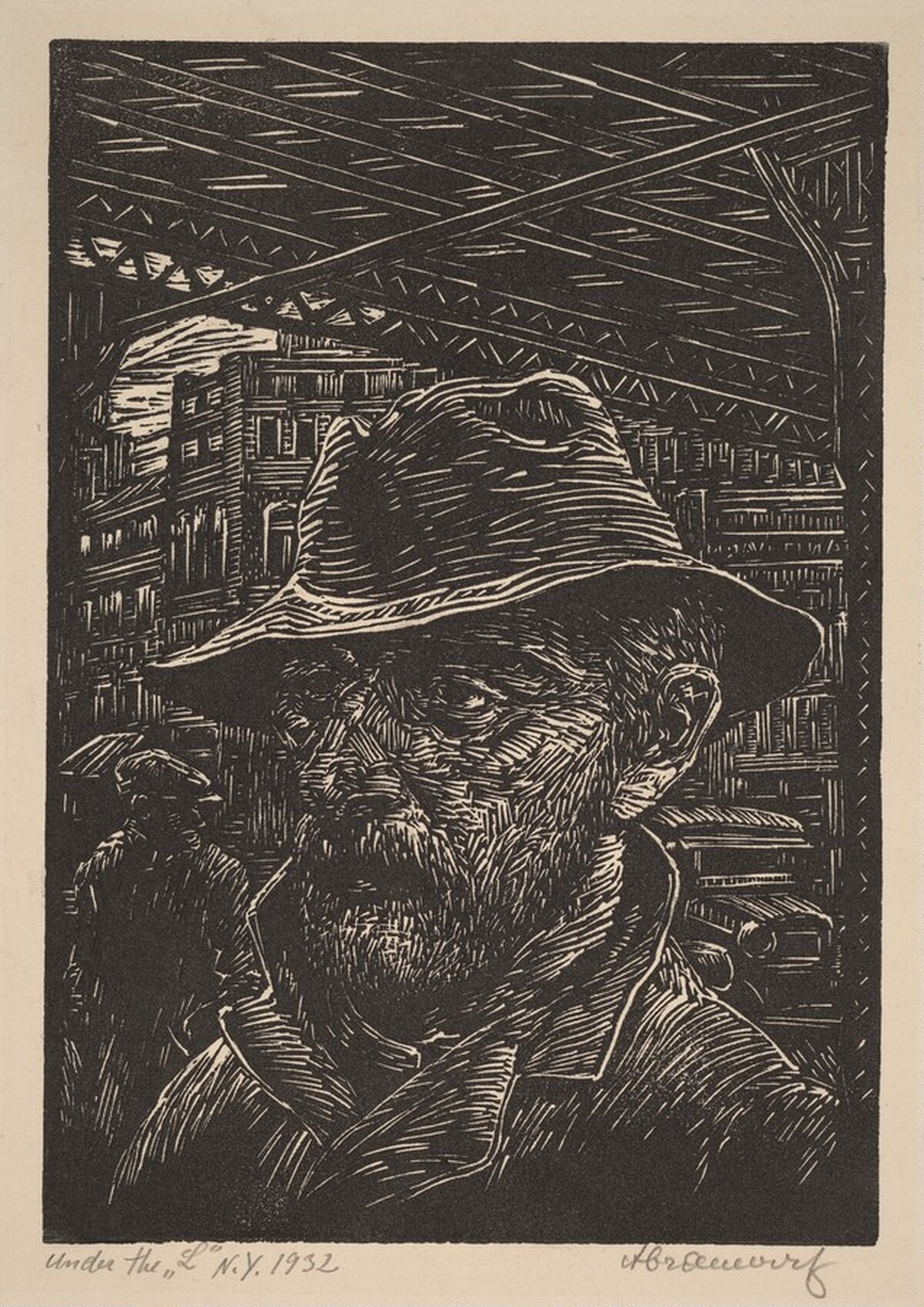 Under the "L" N.Y. by Albert Abramovitz
