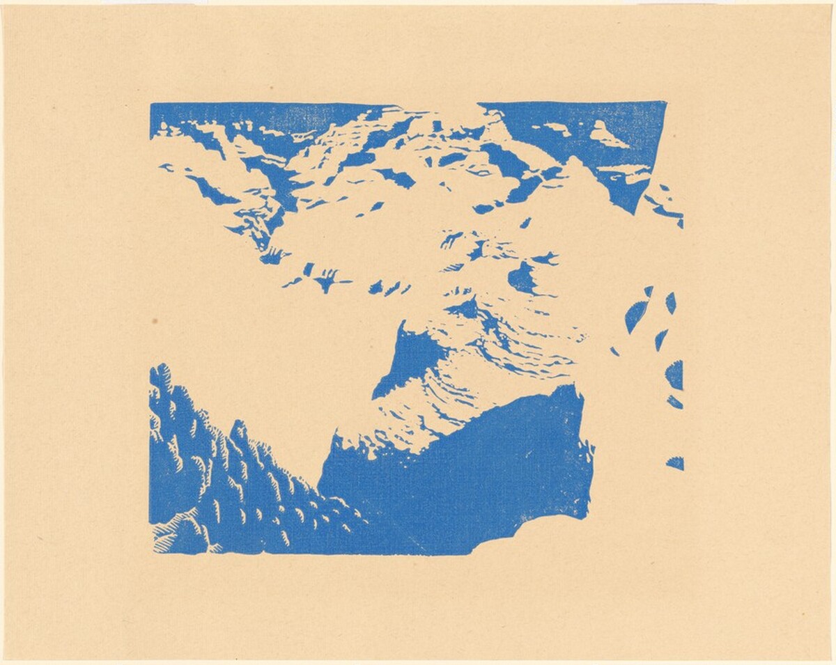 Bright Angel Trail by Gustave Baumann