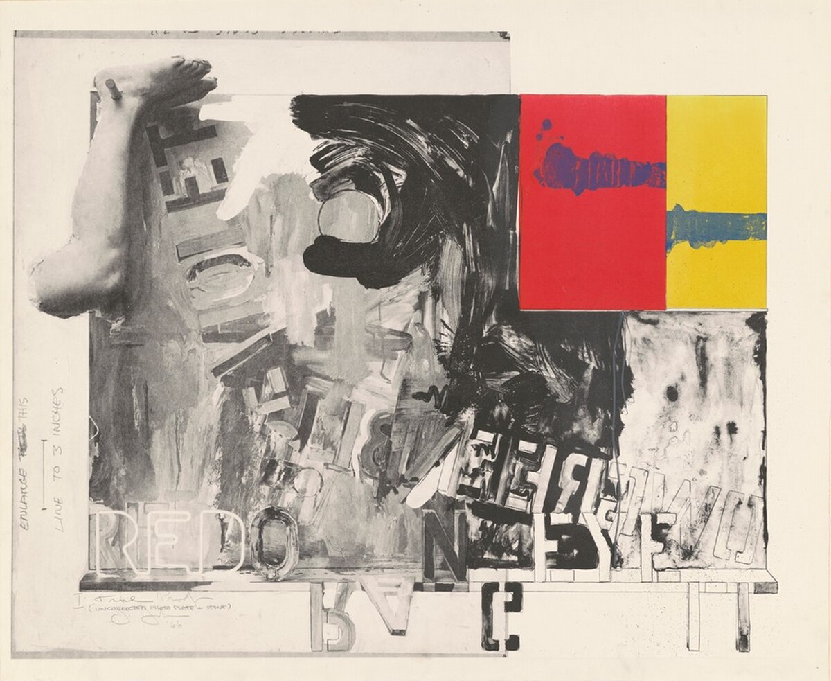 Passage I [trial proof] by Jasper Johns
