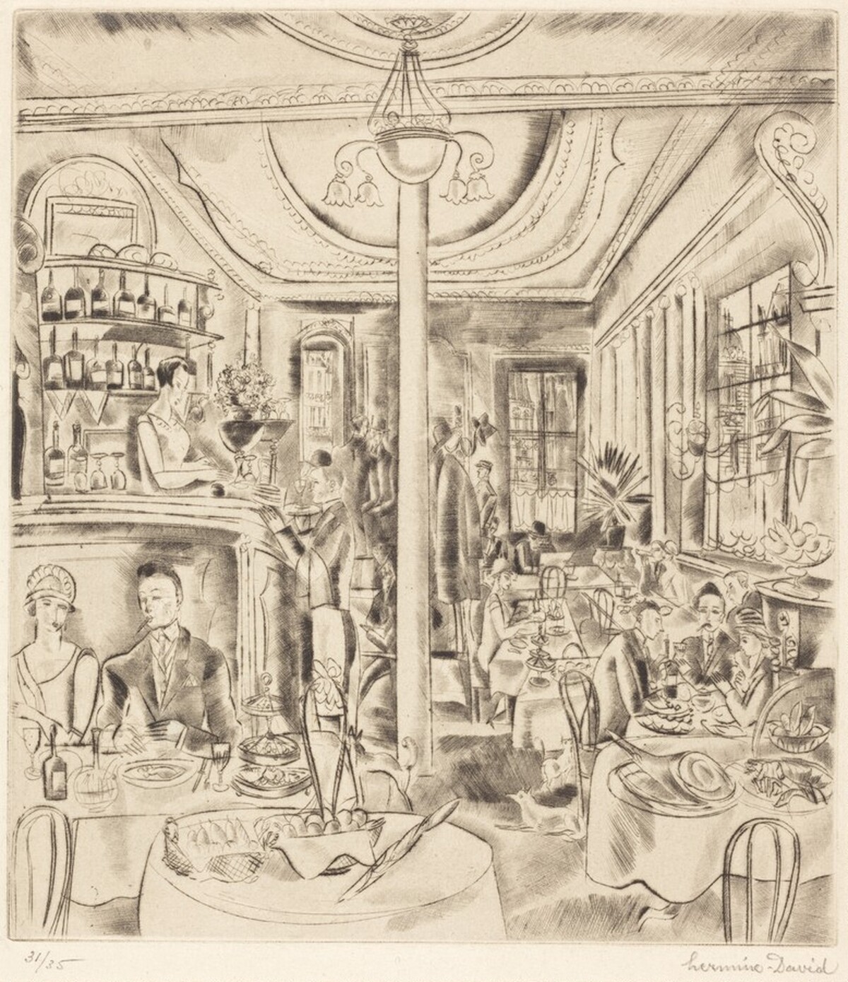 Restaurant by Hermine David