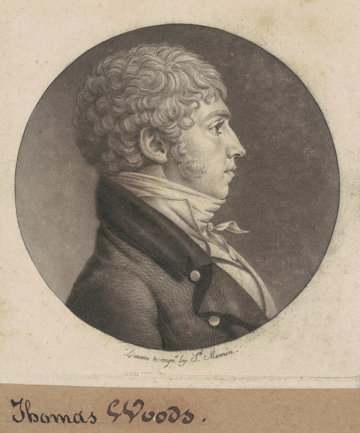 Woods by Charles B. J. Févret de Saint-Mémin
