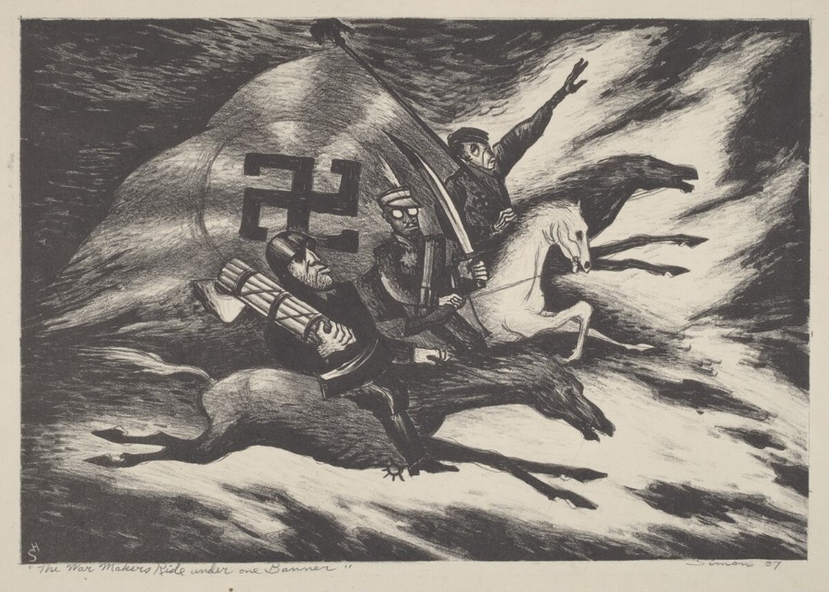 The War Makers Ride Under One Banner by Henry Simon