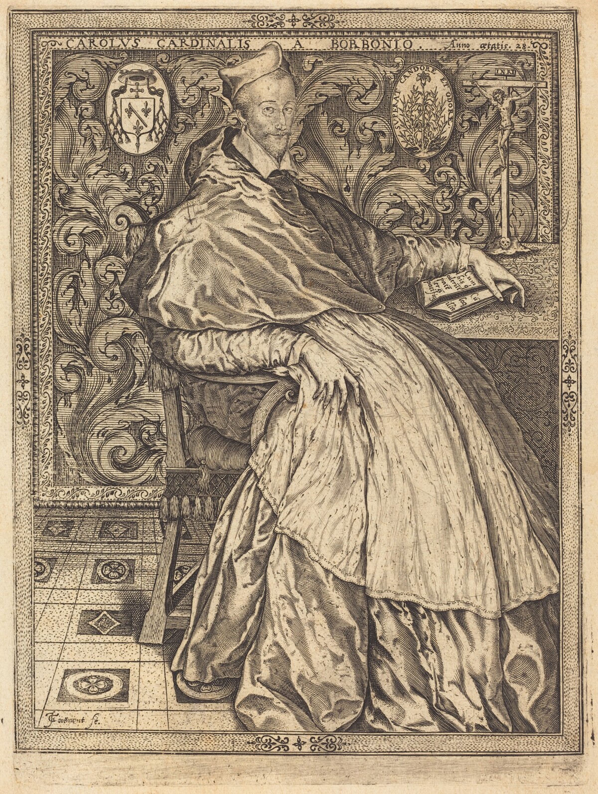 Cardinal Charles de Bourbon by Jean de Gourmont I