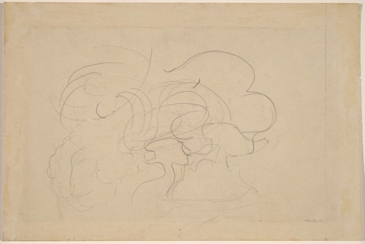 Study of Heads [verso] by Mark Rothko