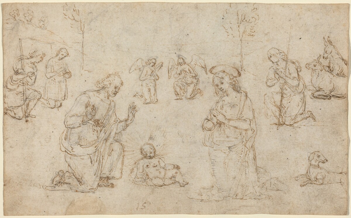 The Adoration of the Shepherds by Pietro Perugino