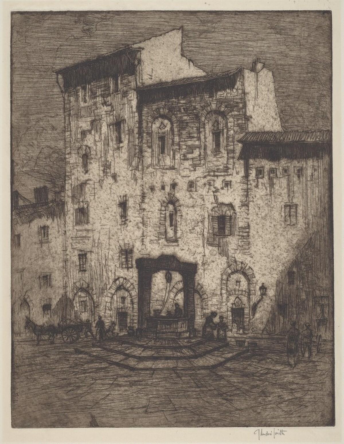 The Well, San Gimignano by Jules André Smith