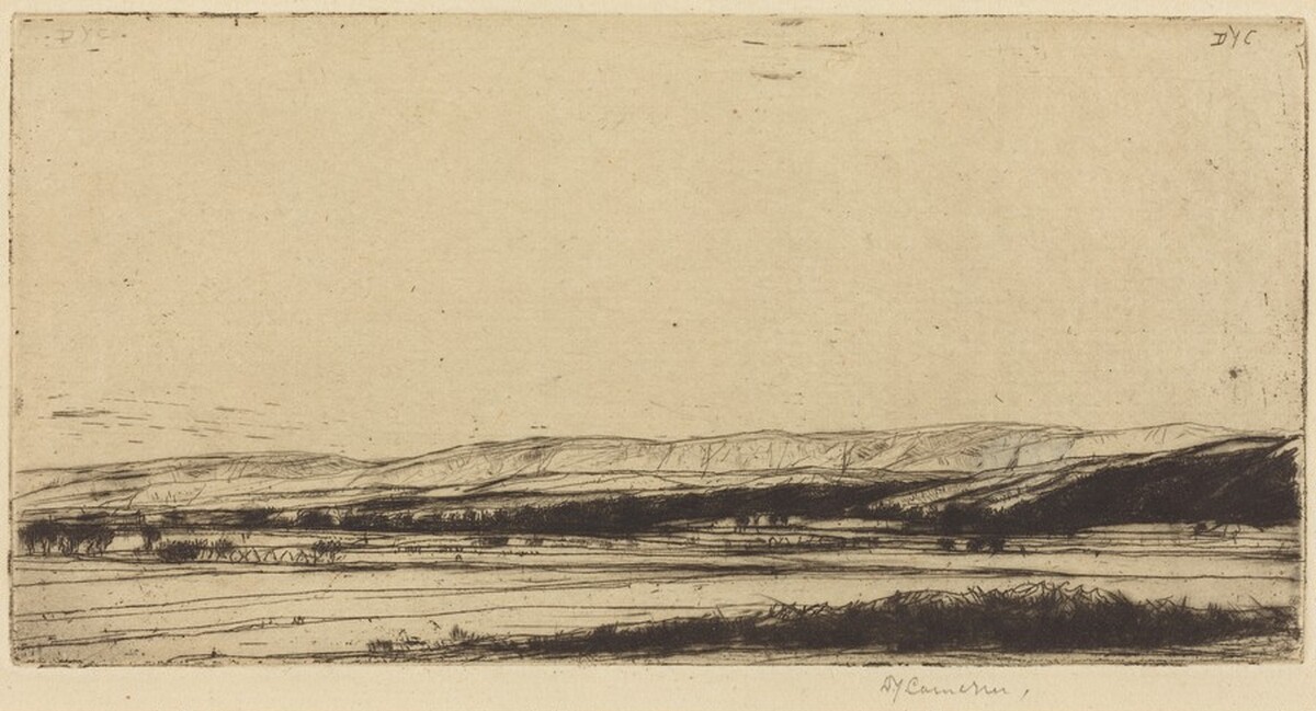 Carselands (or "The Carse") by David Young Cameron