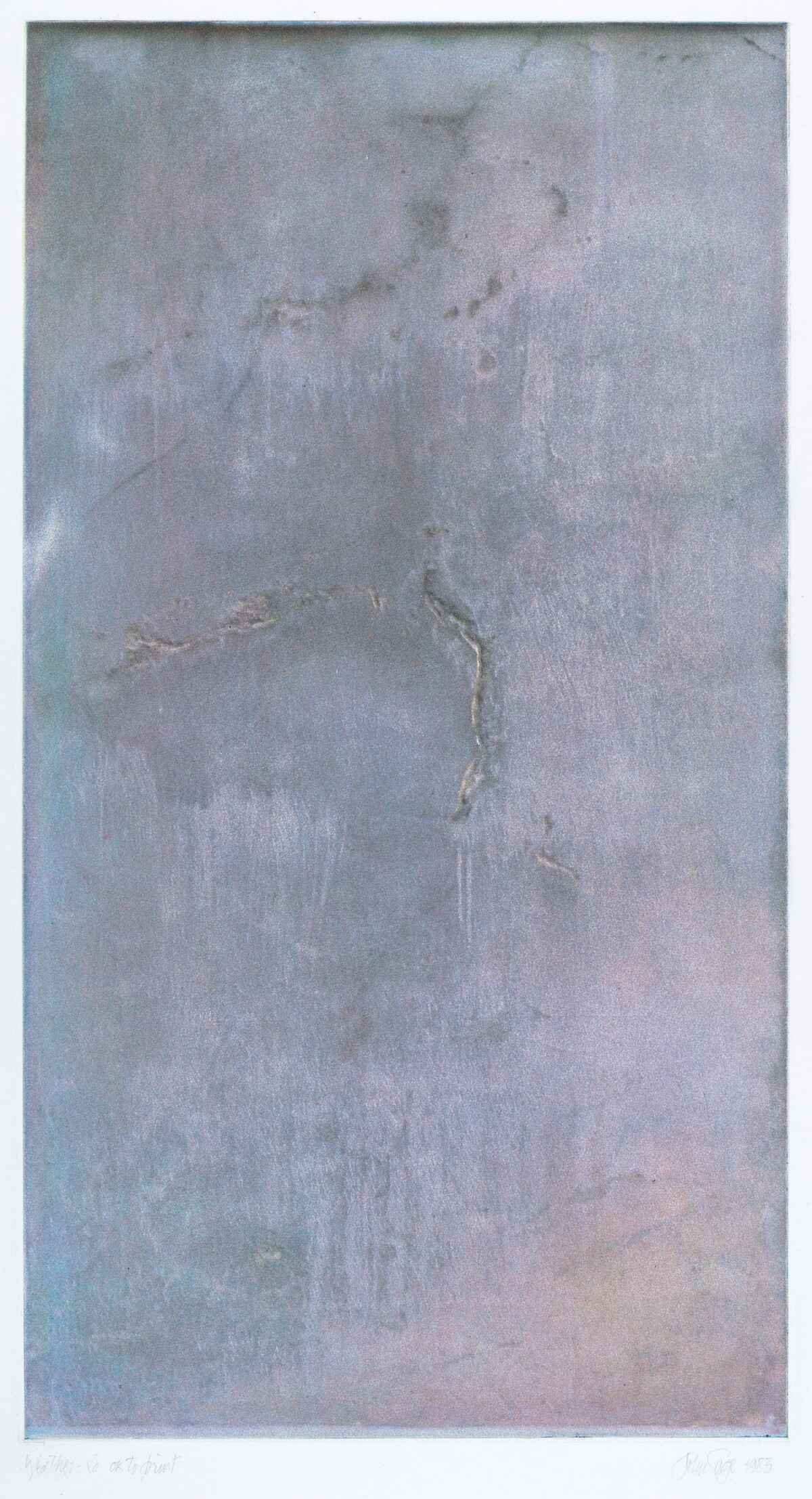 Weather-ed OK to print by John Cage