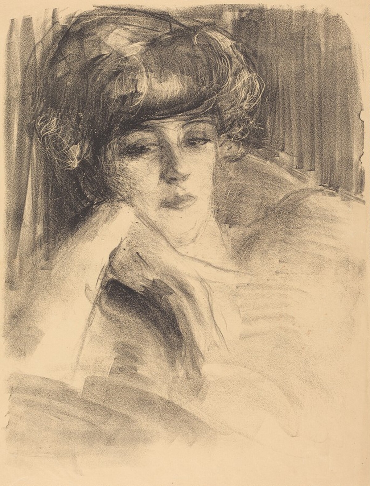 Portrait of a Woman by Albert Belleroche