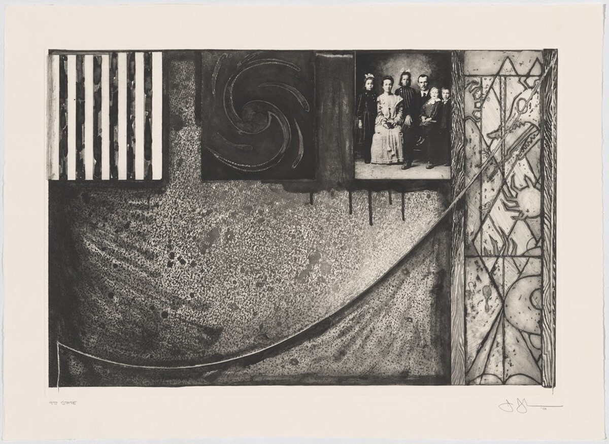 Untitled [state proof of 9th state] by Jasper Johns
