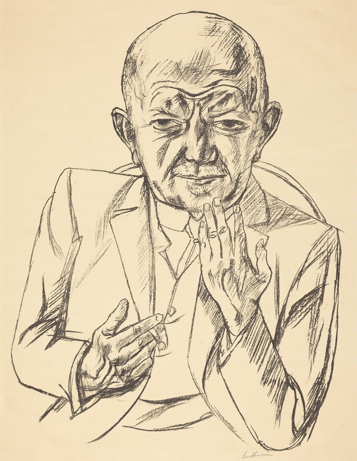 Dr. Weidner by Max Beckmann