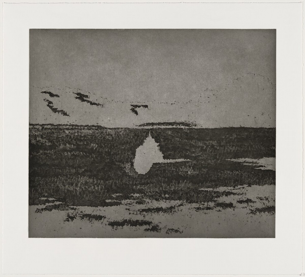 Sky and Mirror [working proof 4] by April Gornik