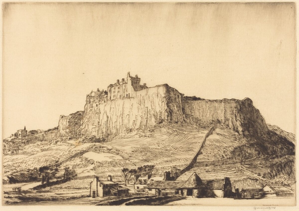 Stirling Castle, No. 2 by Sir Muirhead Bone